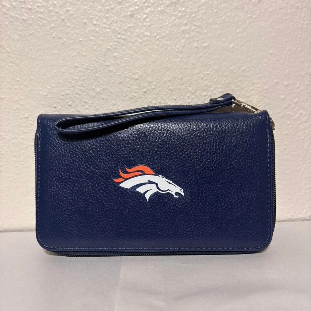 Brand new Navy blue NFL Denver Broncos wallet